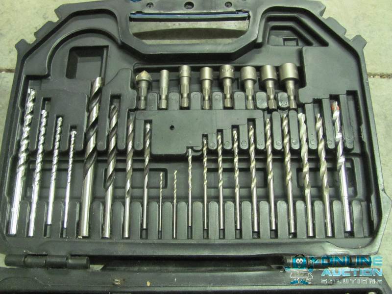 lot 23 image: GTV Drill and Screwdriver Bit Set in plastic ...