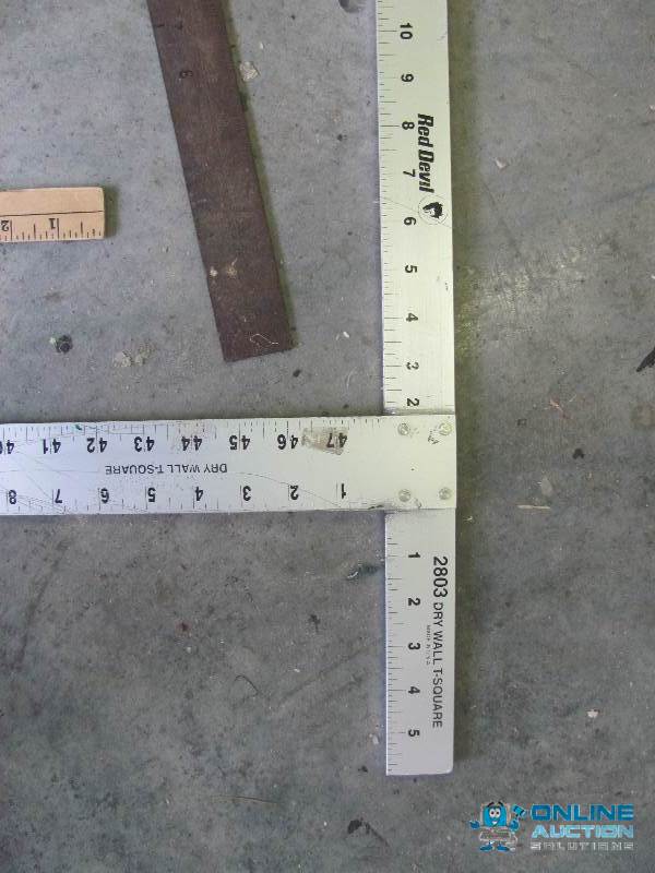 lot 43 image: Three Measuring Tools for the workshop, inclu...