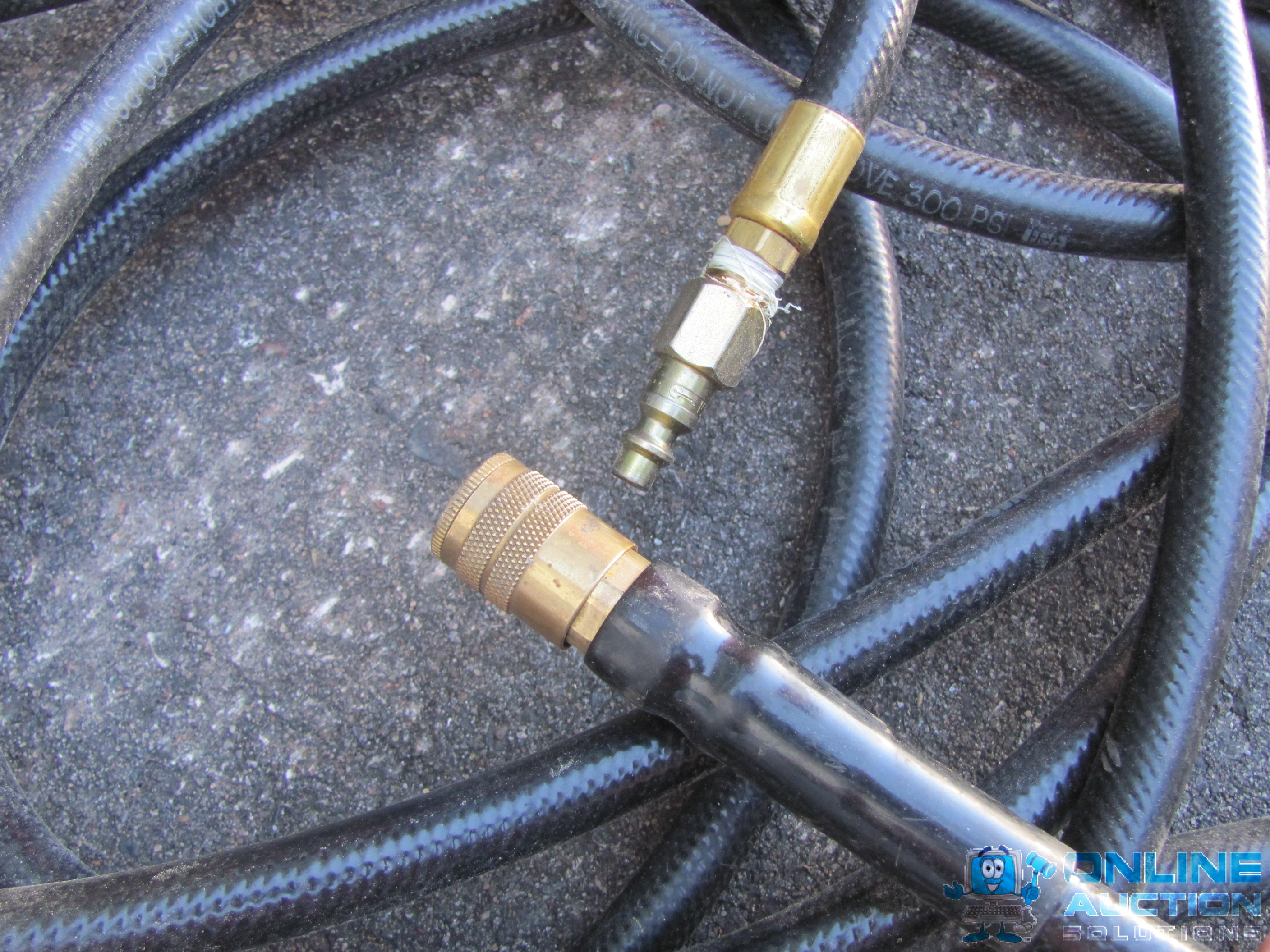 lot 48 image: Approx. 30 feet of 38" ID 300 PSI Compr...