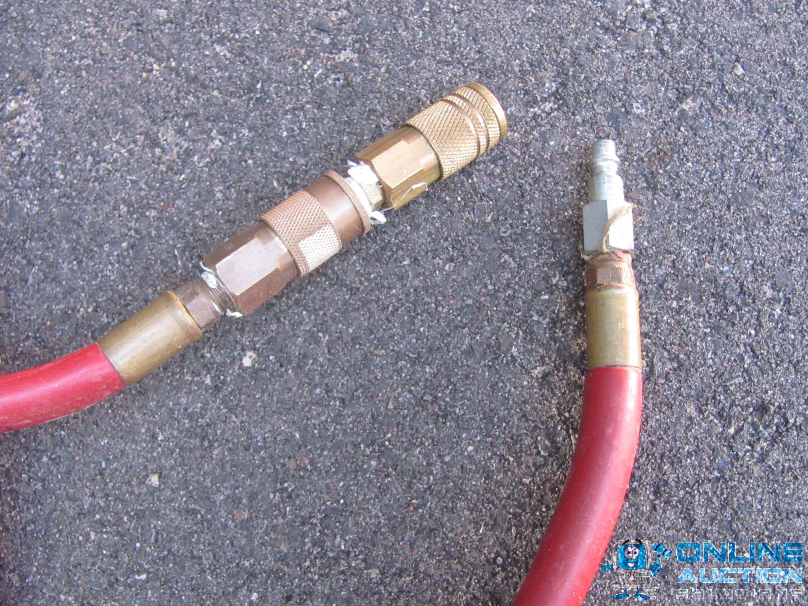 lot 49 image: Approx. 25 feet of 38" ID 300 PSI Compr...