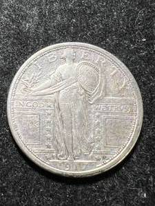 lot 26 image: 1917-S US STANDING LIBERTY QUARTER