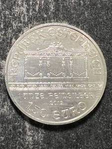 lot 37 image: 2019 AUSTRIAN PHILHARMONIC 1 TROY OZ .999 FINE SILVER