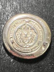 lot 44 image: 5 TROY OZ .999 FINE SILVER SCOTTDALE MINT ROUND