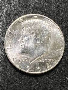 lot 54 image: 1964 US KENNEDY HALF DOLLAR UNC