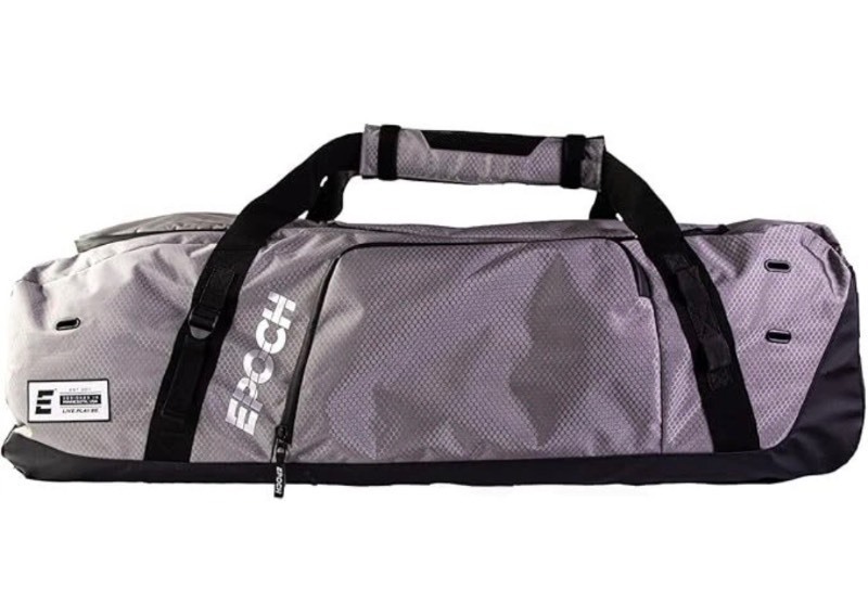 Epoch Elite Gear Grey Equipment Duffle Bag, Rip-Stop Hex Material, Vented Main Compartment with Spacious Design - Brand New