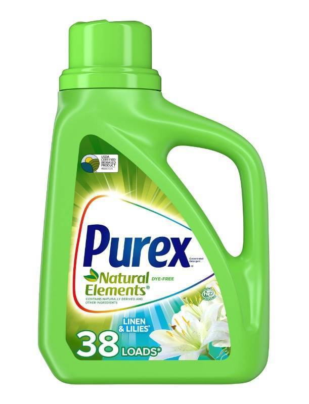 Purex Natural Elements Laundry Detergent Linen & Lilies 50oz - Brand New