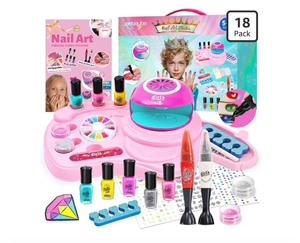 Kids Nail Polish Spa Set - Non Toxic Nail Polish Art Kit - Brand New