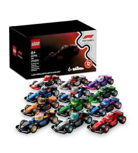LEGO F1 Collectible Race Cars, 6 Pack - Mystery Building Set, 66796 - Brand New