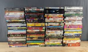 248 DVD Movie Collection - Featuring Titles like Hunger Games, Mystic River, Star Wars, Wedding Crashers, Annie, Rush Hour, Bee Movie, American Pie C