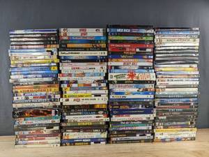 128 DVD Collection - Featuring Titles like Ice Age, Monster House, Scooby-Doo, The Office, White Collar, Harry Potter, Open Season, The Departed, 50 First Dates, King Kong C