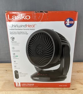 Lasko WhirlwindHeat Orbital Oscillation Ceramic Heater - 1500W & Remote Control