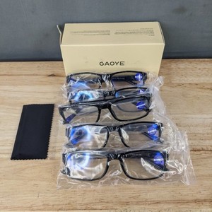GAOYE 5-Pack Reading Glasses, 1.5 Blue Light Filter - Brand New