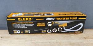 ELEAD ED70017 Liquid Transfer Pump - 7 Quarts Per Minute - 90 cm Discharge Hose - Brand New