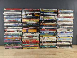 120 DVD Movie Collection - Featuring Titles like Avatar, Walk the Line, Across the Universe, Twilight, Shrek 2, Pirates of the Caribbean, The Patriot, The Notebook, Dear John C