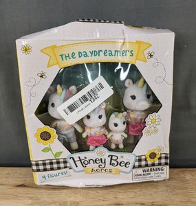 The Daydreamers Honey Bee Acres - 4 Unicorn Figures - New