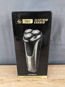 4D 360° Electric Shaver - LCD, Universal Voltage - USB Charge