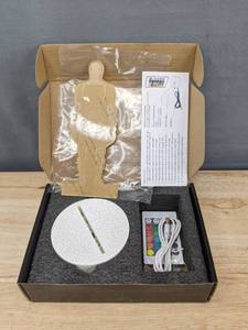 Creative 3D Visualization Lamp - 16-Color LED Night Light - Brand New