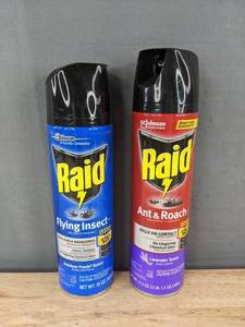 Raid Flying Insect & Ant & Roach Spray, 15 oz - Brand New