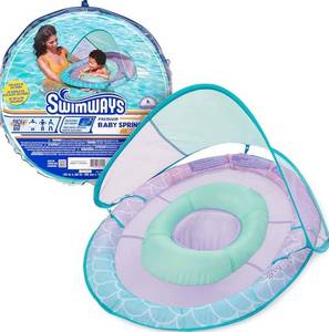 SwimWays Premium Baby Spring Float Sun Canopy - Brand New