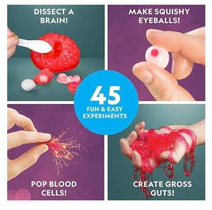 National Geographic Super Gross Chemistry Set - 45 Experiments - Brand New