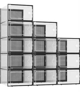 12 Kuject Shoe Storage Boxes XX-Large - $60 Retail - Brand New
