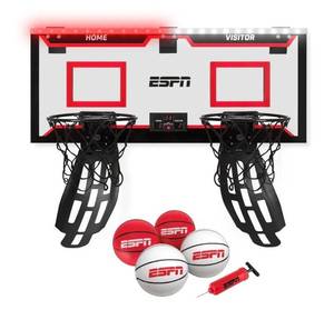 ESPN Pro Competition Dual Hoop Basketball with Electronic Scoring - 29in x 12in Acrylic - Brand New