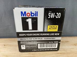 Mobil 1 5W-20 Advanced Full Synthetic Motor Oil - 6 Pack, 1 QT - Brand New