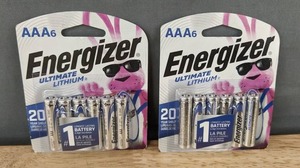 12 Energizer Ultimate Lithium AAA Batteries - Brand New