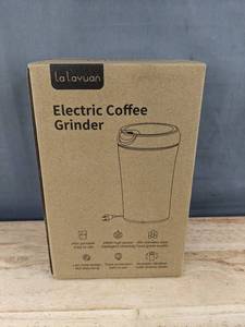 La Layuan Electric Coffee Grinder - 200W Portable, 304 SS, Low Noise - Brand New