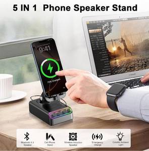 Hupoaf WYS-2306BT 5-in-1 Wireless Induction Speaker - Brand New