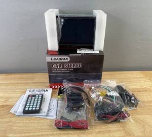 LEADFAN Car Stereo MP5 & Radio Receiver GM05B Harness Included - New