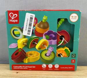 Hape Caterpillar Fruit Feast Set 15 Pieces - Brand New