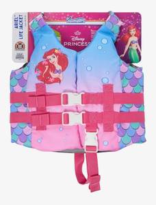 SwimWays Ariel Disney Princess Kids Life Jacket 33-55 lbs - Brand New