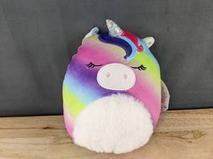 Squishmallows Clarissa Unicorn Plush 11 Rainbow Gradient - Brand New