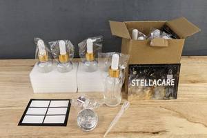 8 Stellacare 1 oz Glass Bottles With Droppers - Brand New