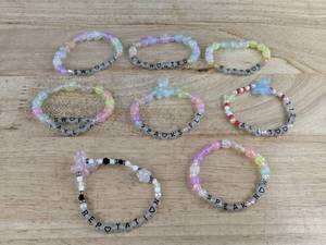 8 Taylor Swift Beaded Bracelets - Brand New