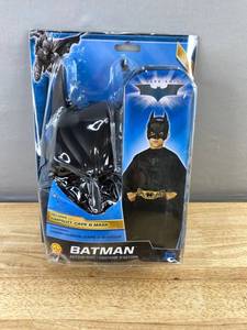 Batman The Dark Knight Trilogy Jumpsuit Costume Size Youth 8-10 Cape & Mask - Brand New