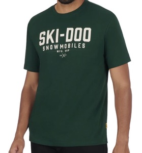lot 44 image: Size Large Mens Ski-Doo Vintage T-Shirt Green NWT  in Bag