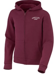 lot 51 image: Kids size 56 - NWT , in Bag -SKI-DOO KIDS ZIP-UP HOODIE Burgundy