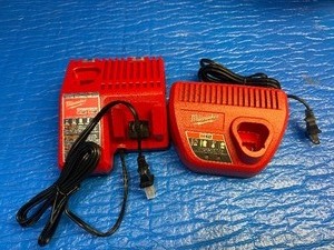 lot 73 image: M1812 Charger & M12 Charger Brand New plus a Lightly used Tool Bag