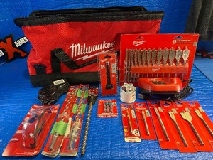 lot 78 image: Milwaukee Variety Lot - including concrete bits