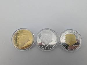 lot 10 image: Presidential Dollar Coin Set - 3-Coin Collection (2007 & 2020)