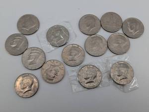 lot 18 image: Various Date Kennedy Half Dollars