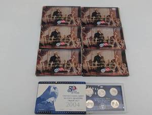 lot 21 image: United States Mint 50 State Quarters Proof Sets & Presidential $1 Coin Proof Sets (2004-2010)