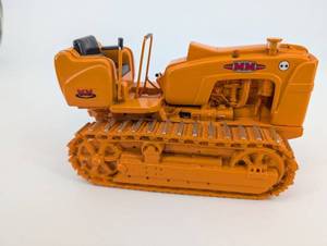 lot 25 image: MM Orange Die-Cast Tractor Toy - Open-Cab Track Vehicle