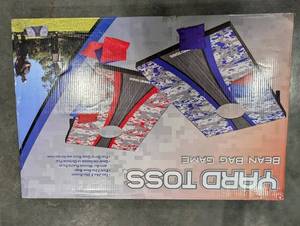 lot 174 image: Yard Toss Bean Bag Game - 2 Boards (24 in x 36 in), 8 Bean Bags (12 oz) IndoorOutdoor