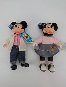 lot 144 image: Disney Mickey & Minnie Plush Dolls - (Lot of 2)