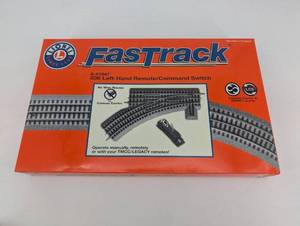 lot 211 image: Lionel FasTrack 6-81947 036 Left-Hand RemoteCommand Switch