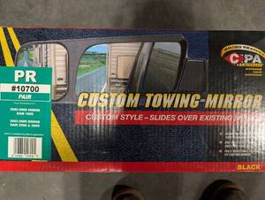 lot 218 image: CIPA 10700 Pair Custom Towing Mirrors for Dodge Ram 150025003500 (2002-2005)