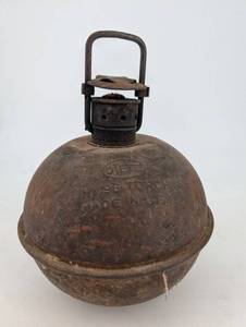 lot 221 image: OFE Kerosene Lantern - Made in USA Vintage Hanging Globe Lantern